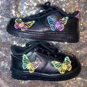 Custom toddler butterfly Nikes
